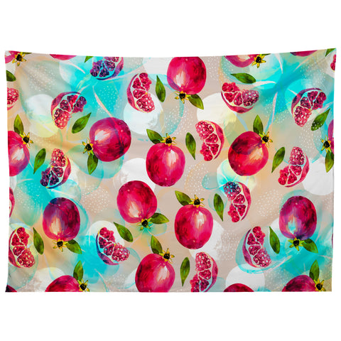 Marta Barragan Camarasa Pomegranate Pattern Tapestry