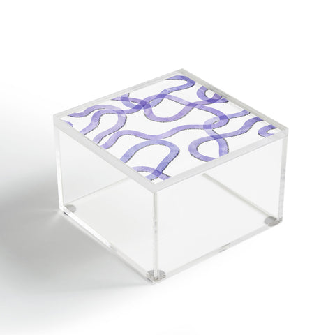 Marta Barragan Camarasa Purple curves Acrylic Box