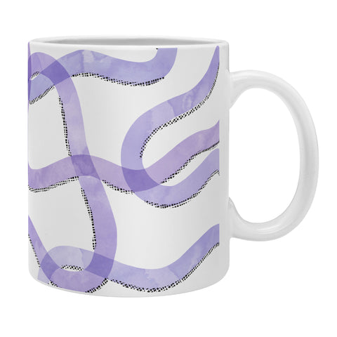 Marta Barragan Camarasa Purple curves Coffee Mug