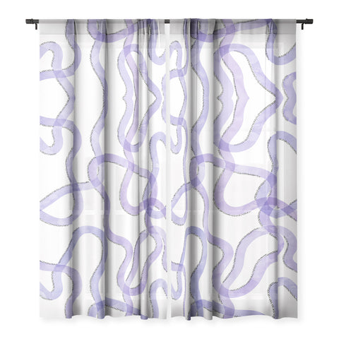 Marta Barragan Camarasa Purple curves Sheer Non Repeat