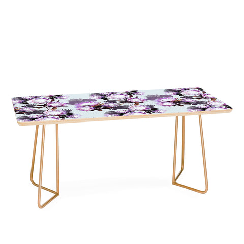 Marta Barragan Camarasa Purple protea floral pattern Coffee Table
