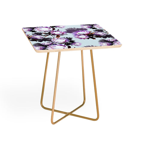 Marta Barragan Camarasa Purple protea floral pattern Side Table