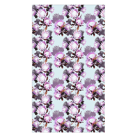 Marta Barragan Camarasa Purple protea floral pattern Tablecloth