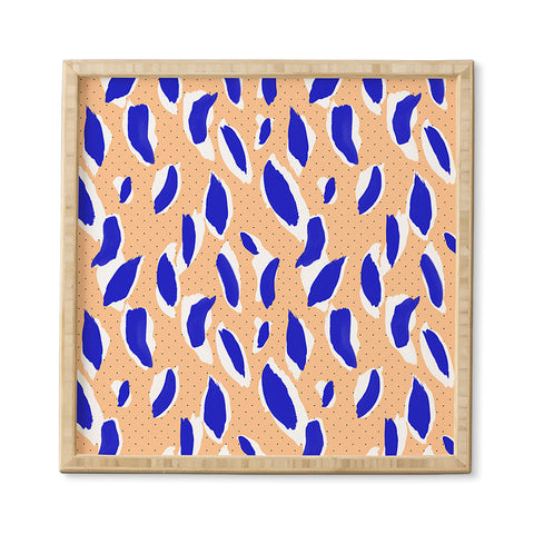 Marta Barragan Camarasa Rain brush strokes Framed Wall Art