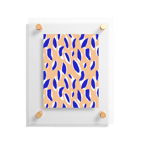 Marta Barragan Camarasa Rain brush strokes Floating Acrylic Print