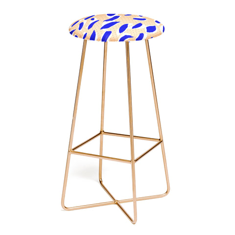 Marta Barragan Camarasa Rain brush strokes Bar Stool