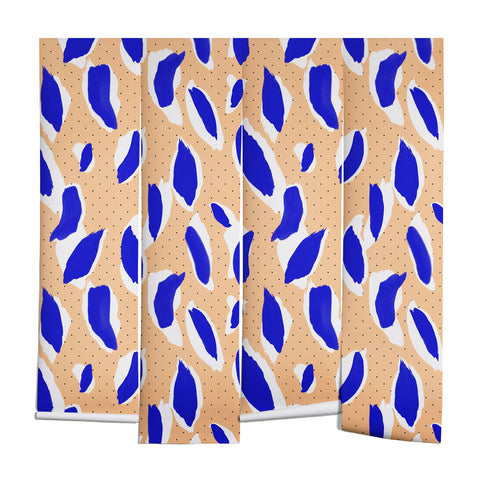 Marta Barragan Camarasa Rain brush strokes Wall Mural