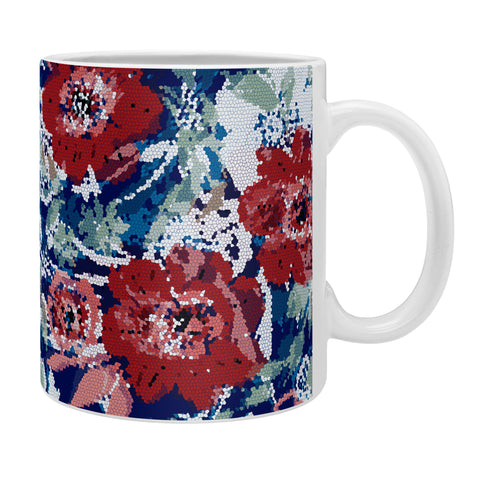 Marta Barragan Camarasa Red flower stained glass Coffee Mug
