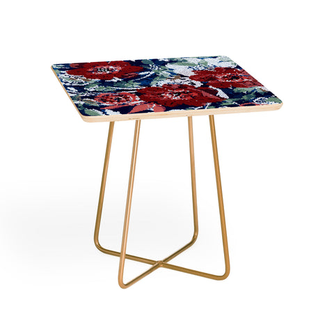 Marta Barragan Camarasa Red flower stained glass Side Table