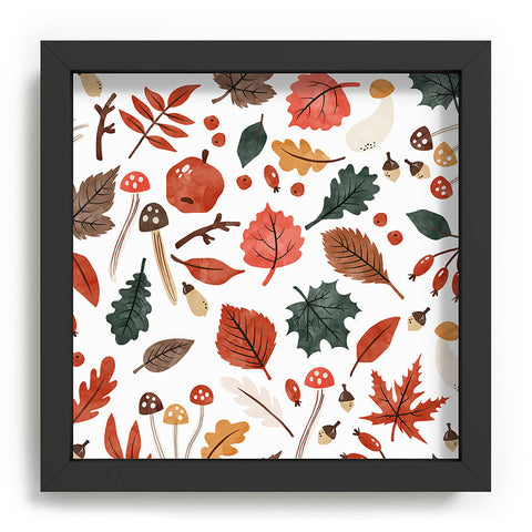 Marta Barragan Camarasa Reddish autumnal nature I Recessed Framing Square