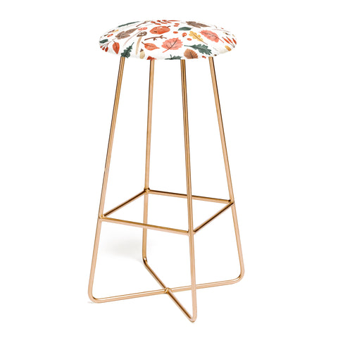 Marta Barragan Camarasa Reddish autumnal nature I Bar Stool