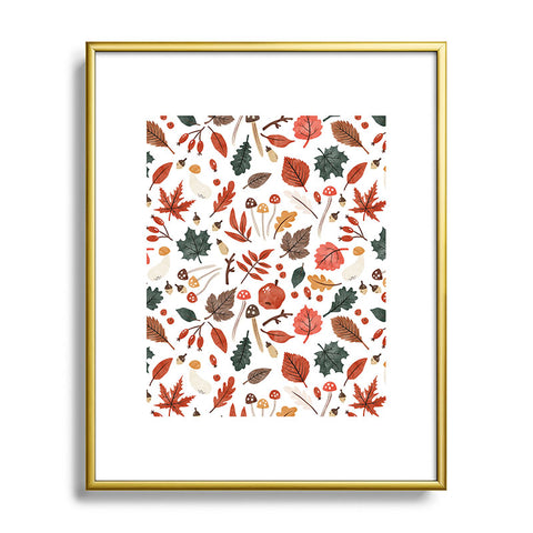 Marta Barragan Camarasa Reddish autumnal nature I Metal Framed Art Print