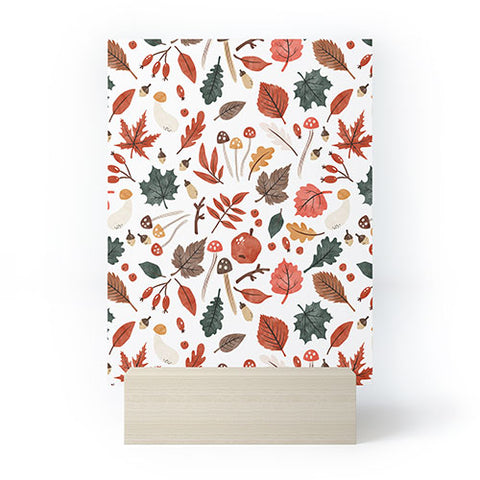 Marta Barragan Camarasa Reddish autumnal nature I Mini Art Print