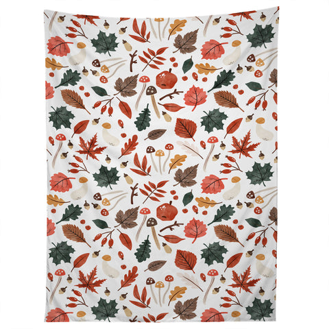 Marta Barragan Camarasa Reddish autumnal nature I Tapestry