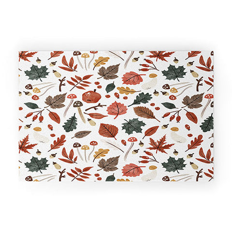 Marta Barragan Camarasa Reddish autumnal nature I Welcome Mat