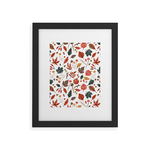 Marta Barragan Camarasa Reddish autumnal nature I Framed Art Print