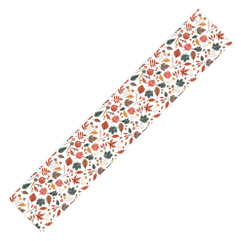 Marta Barragan Camarasa Reddish autumnal nature I Table Runner