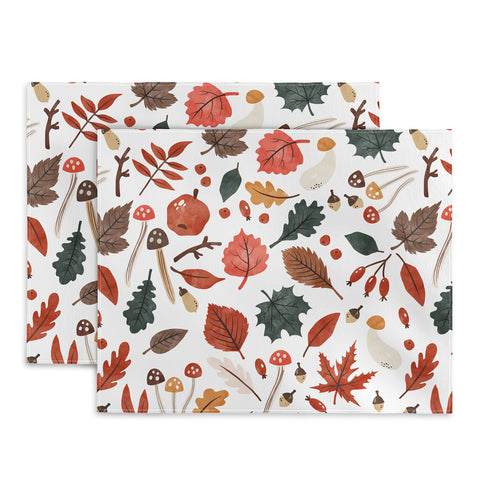 Marta Barragan Camarasa Reddish autumnal nature I Placemat