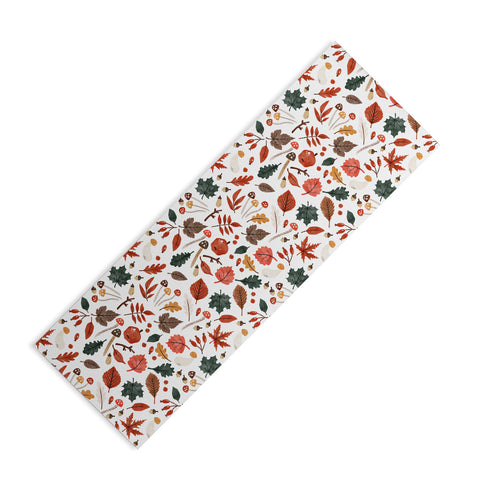 Marta Barragan Camarasa Reddish autumnal nature I Yoga Mat