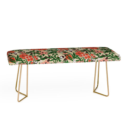 Marta Barragan Camarasa Retro flowery garden 01 Bench