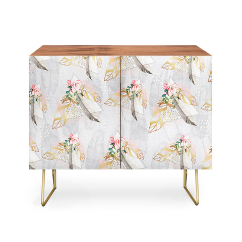 Marta Barragan Camarasa Romantic boho style pattern Credenza