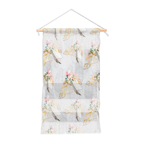 Marta Barragan Camarasa Romantic boho style pattern Wall Hanging Portrait