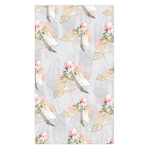 Marta Barragan Camarasa Romantic boho style pattern Tablecloth