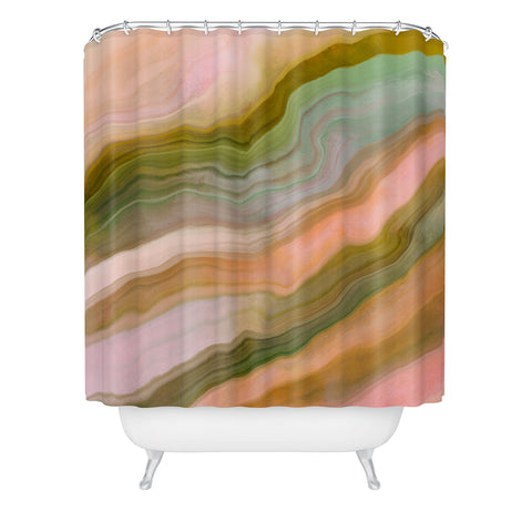 Marta Barragan Camarasa Rustic desert colors I Shower Curtain