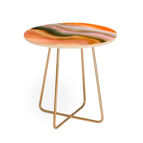 Marta Barragan Camarasa Rustic desert colors II Round Side Table