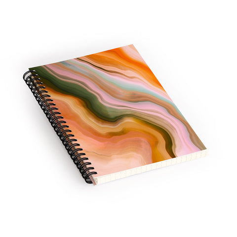 Marta Barragan Camarasa Rustic desert colors II Spiral Notebook
