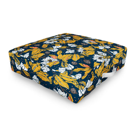 Marta Barragan Camarasa Seasonal darkness 22 Outdoor Floor Cushion