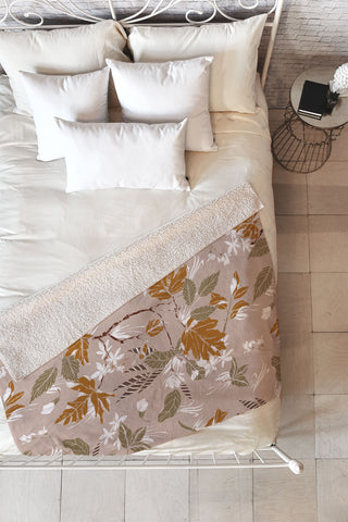 Marta Barragan Camarasa Seasonal nature 10 Fleece Throw Blanket