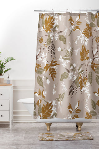 Marta Barragan Camarasa Seasonal nature 10 Shower Curtain And Mat