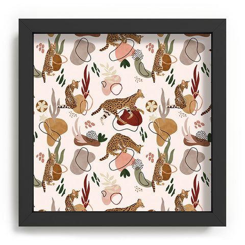 Marta Barragan Camarasa Serval Savannah Cat Recessed Framing Square