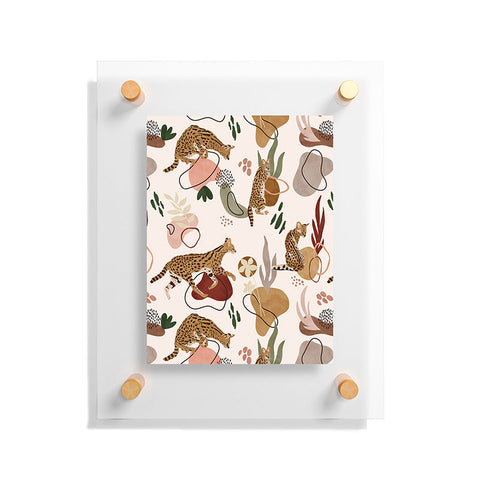 Marta Barragan Camarasa Serval Savannah Cat Floating Acrylic Print