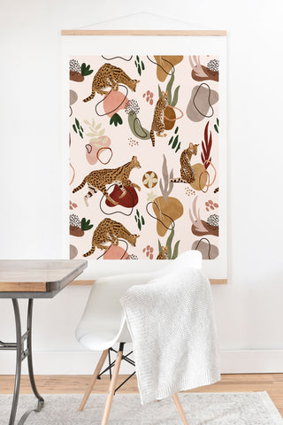 Marta Barragan Camarasa Serval Savannah Cat Art Print And Hanger
