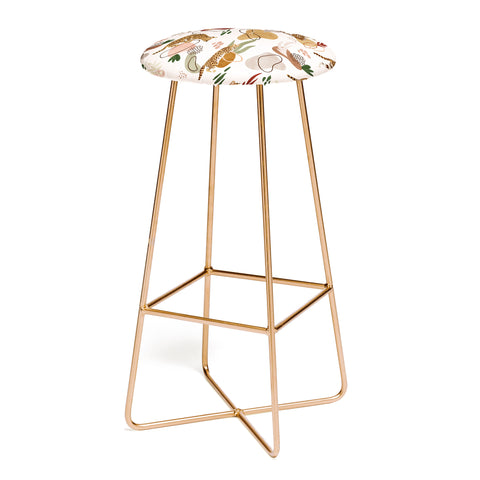 Marta Barragan Camarasa Serval Savannah Cat Bar Stool