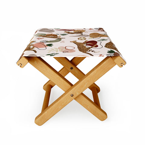 Marta Barragan Camarasa Serval Savannah Cat Folding Stool