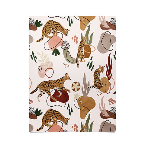 Marta Barragan Camarasa Serval Savannah Cat Poster