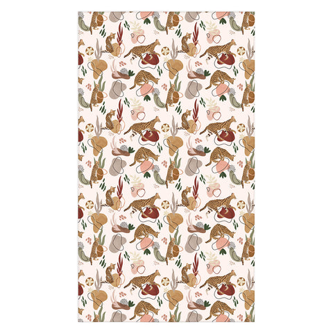 Marta Barragan Camarasa Serval Savannah Cat Tablecloth