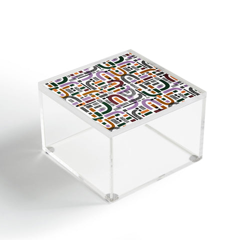 Marta Barragan Camarasa Shapes and animal print Acrylic Box