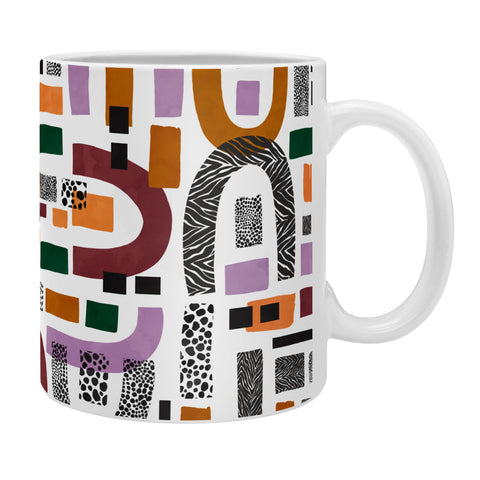 Marta Barragan Camarasa Shapes and animal print Coffee Mug