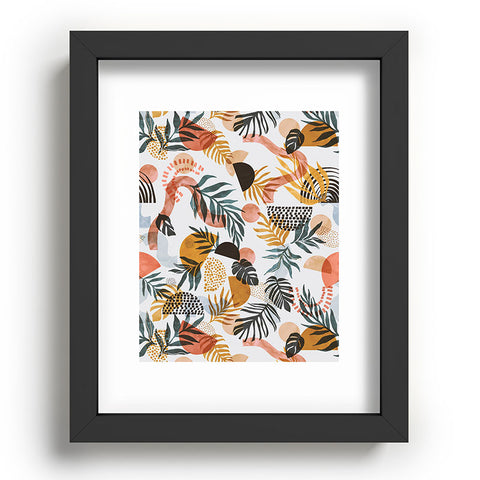 Marta Barragan Camarasa Shapes modern tropical S Recessed Framing Rectangle