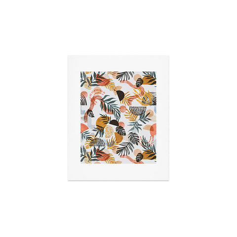 Marta Barragan Camarasa Shapes modern tropical S Art Print