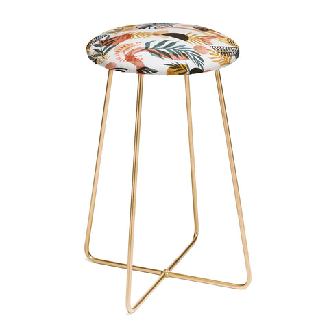 Marta Barragan Camarasa Shapes modern tropical S Counter Stool