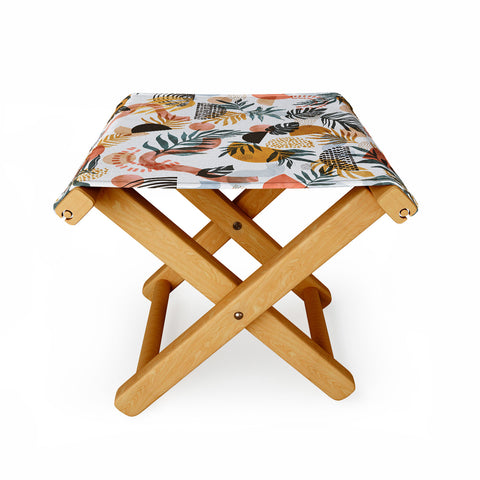 Marta Barragan Camarasa Shapes modern tropical S Folding Stool
