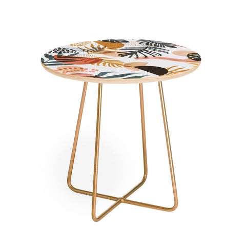 Marta Barragan Camarasa Shapes modern tropical S Round Side Table