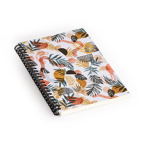Marta Barragan Camarasa Shapes modern tropical S Spiral Notebook