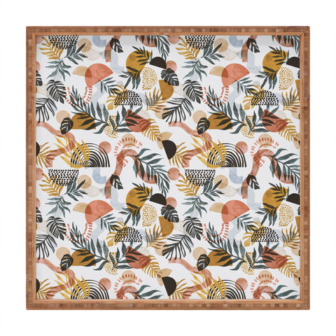 Marta Barragan Camarasa Shapes modern tropical S Square Tray