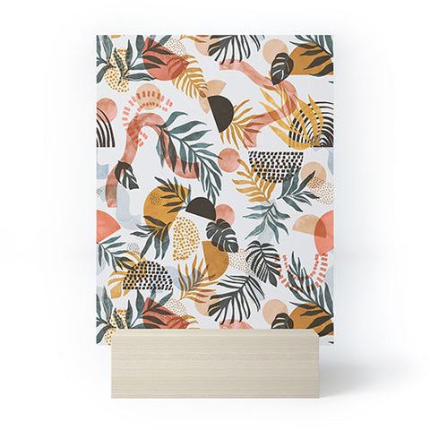 Marta Barragan Camarasa Shapes modern tropical S Mini Art Print